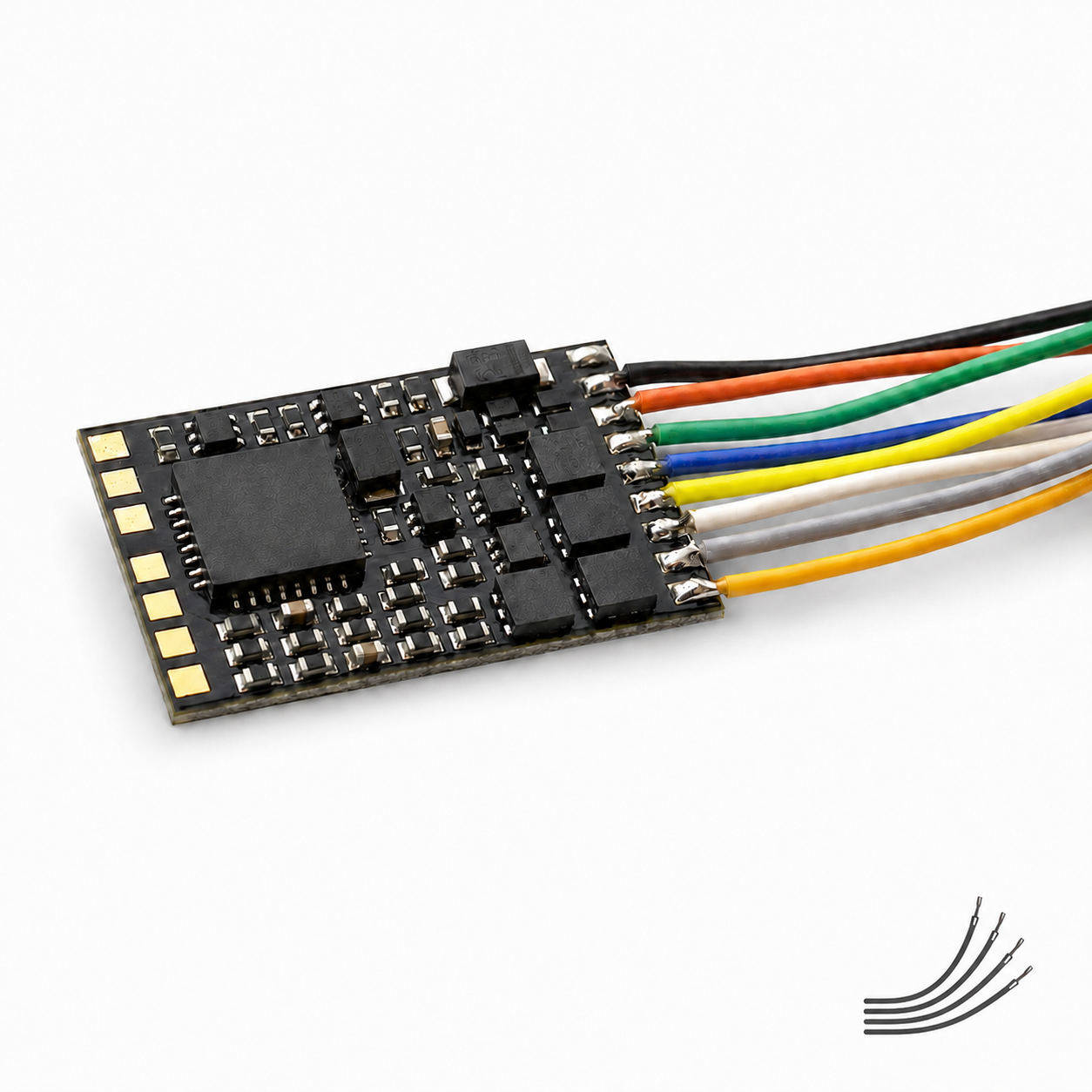 H0-TT-N Lokdecoder DCC und Motorola mit 150mm Kabel