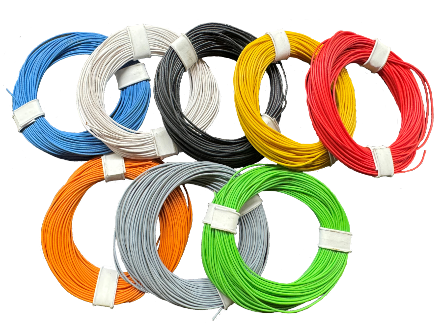 10 Meter Kabel 0,05mm² verschiedenen Farbein