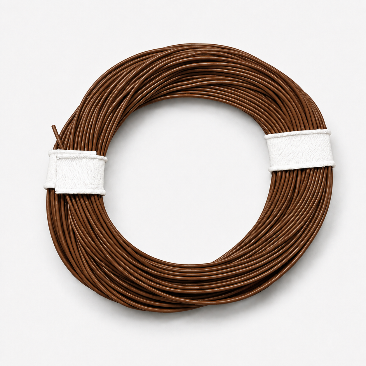 10 Meter Kabel 0,05mm² Braun