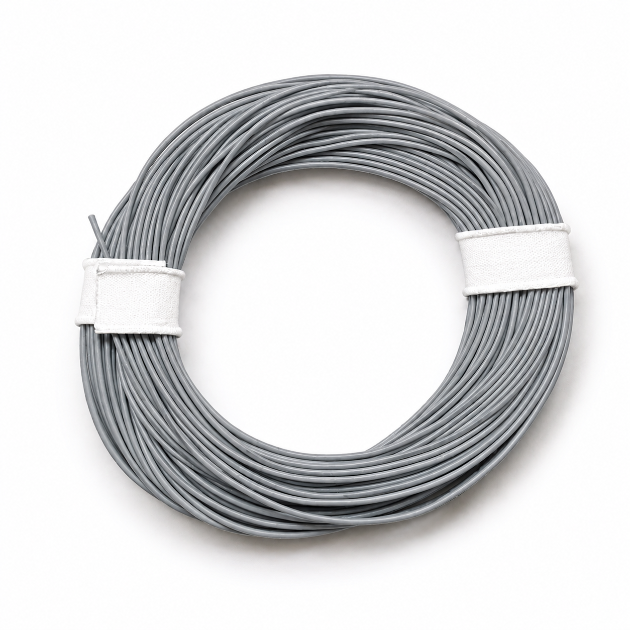 10 Meter Kabel 0,05mm² Grau