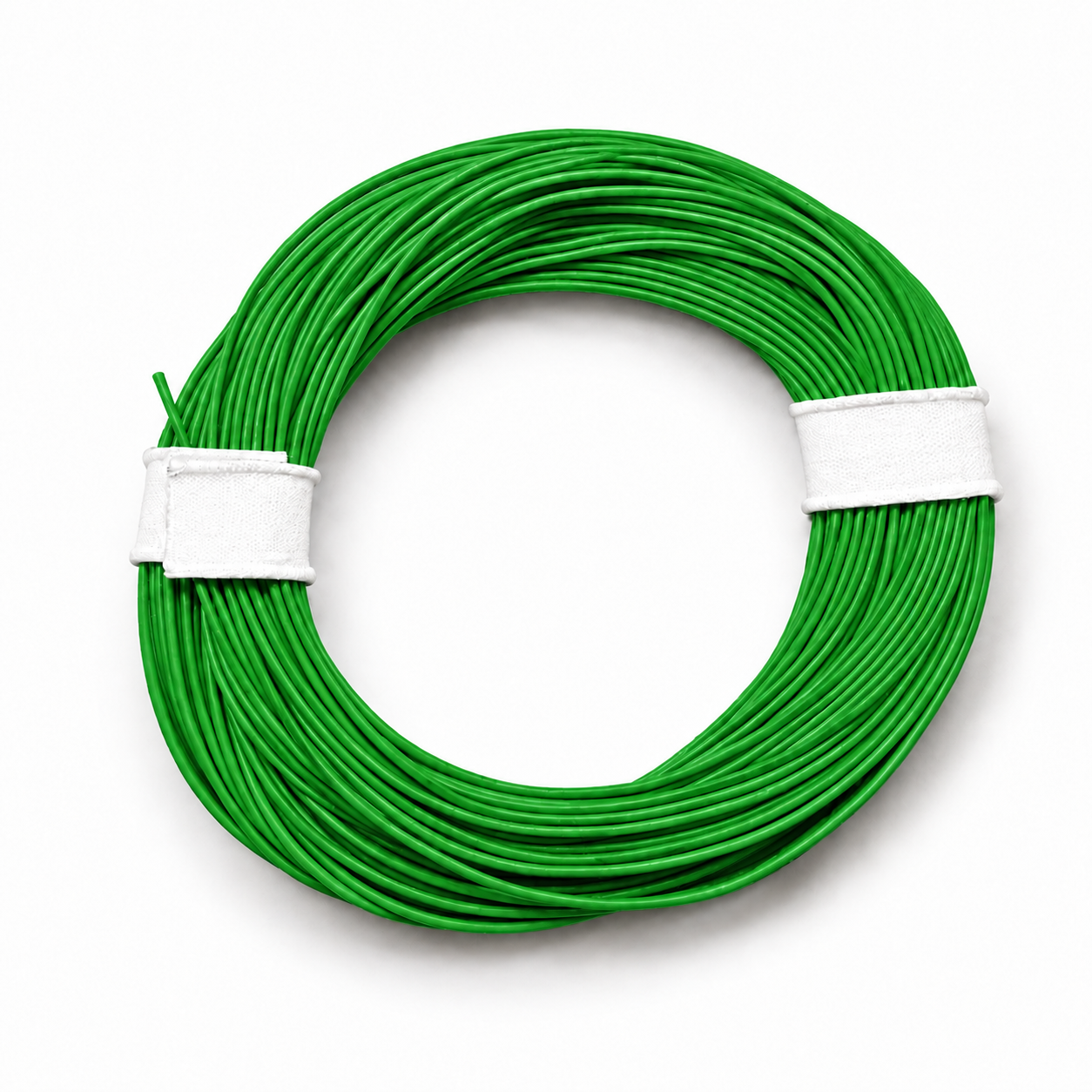 10 Meter Kabel 0,05mm² Grün
