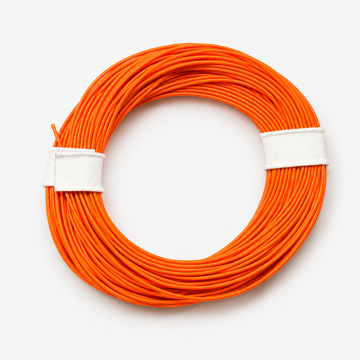 10 Meter Kabel 0,05mm² Orange